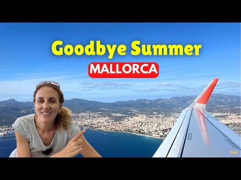 Видео: Завершение сезона массового оттока туристов из аэропорта Пальмы, Майорка [Испания]