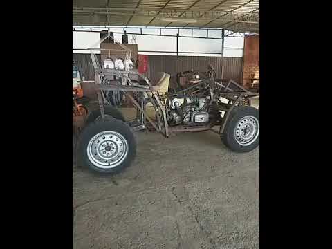 Видео: Самодельный квадроцикл из днепра. Удлинение рамы.