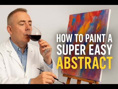Видео: Как нарисовать суперлегкую абстракцию (245)