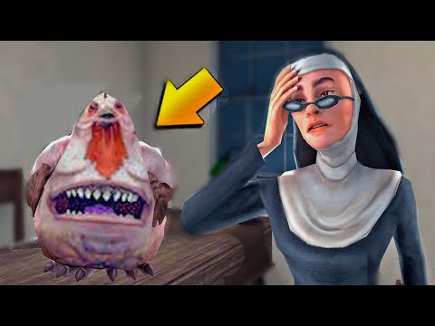 Видео: Монахиня 2! Шок контент! Смешное прохождение Evil Nun 2!