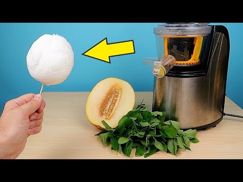 Видео: Что если выжать сок из Дыни, Мяты и Сладкой ваты? alex boyko