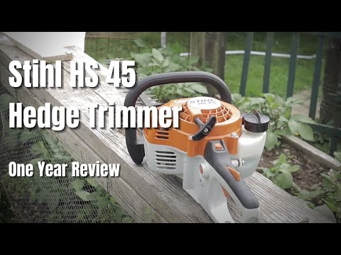 Видео: Обзор кустореза Stihl HS 45 за год