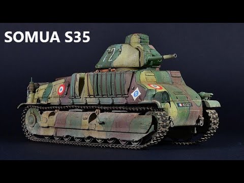 Видео: Средний танк SOMUA S-35, Франция, 1935 год
