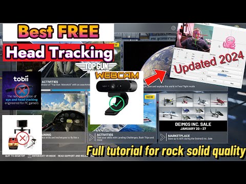 Видео: Msfs2020*Отслеживание движения головы* Бесплатная альтернатива с отличными результатами! Улучшенн...