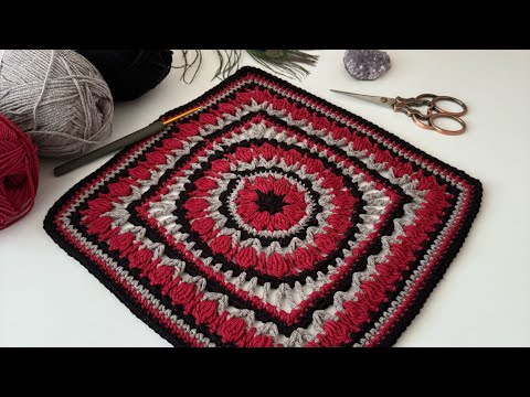 Видео: Мотив мандалы в стиле бохо❣️ Пошаговое руководство по вязанию крючком #crochet #diy #mandala