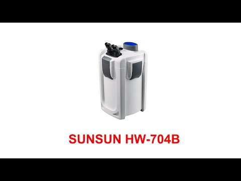 Видео: Внешний фильтр SUNSUN HW 703B