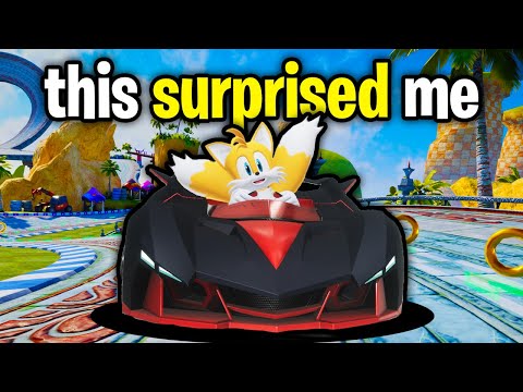 Видео: Это сборка игрока №2 в Sonic Racing Cross Worlds