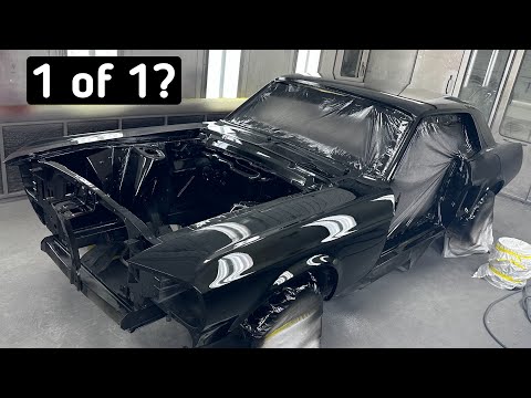 Видео: Наш Ford Mustang 1967 года получил потрясающую индивидуальную покраску! Дикие металлические хлопья!
