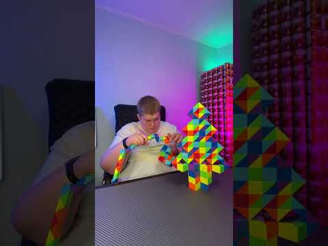 Видео: ЗМЕЙКА РУБИКА 144 элемента Новогодняя ЕЛКА 