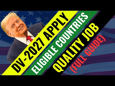 Видео: Руководство по лотерее Green Card DV 2027: как подать заявку БЕСПЛАТНО (полные требования и сроки)