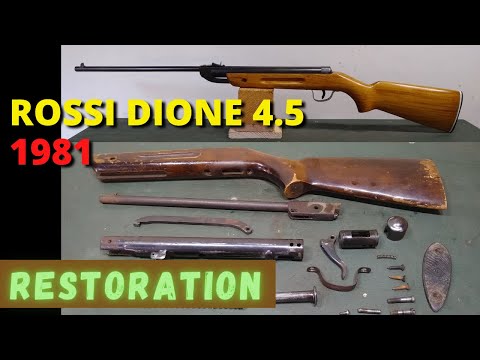 Видео: Реставрация винтовки Rossi Dione 4.5 1981 - Реликвия | Шаг за шагом