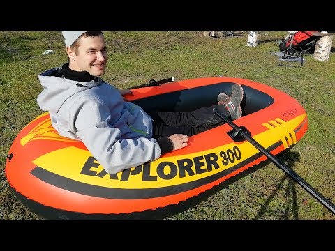 Видео: Тест - обзор лодки за 1500 рублей.