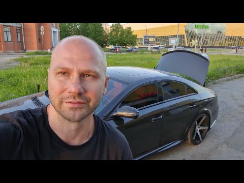 Видео: Vossen (Китай) снова подвел. Ставим на перед CLS W219 диски шириной 10"!