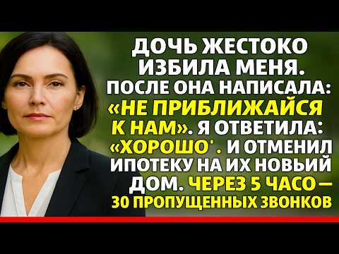Видео: Дочь выгнала меня из дома, который я купила: Я ответила одним звонком и продала его.