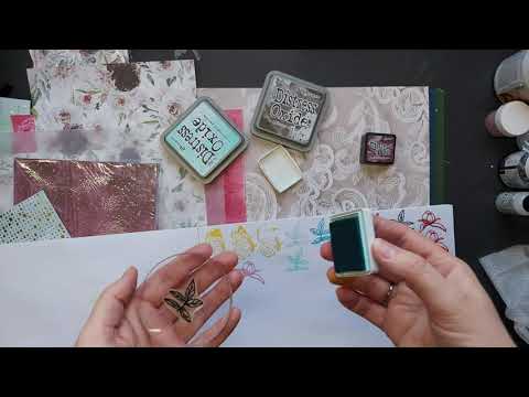 Видео: Скрапбукинг.Обзор покупки в #poscrapim.Обзор штемпельных подушек distress ink, distress oxide и nuvo