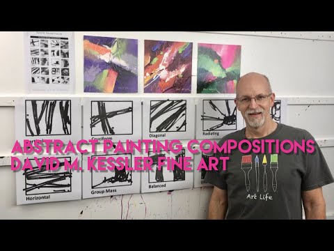 Видео: Абстрактные композиции живописи