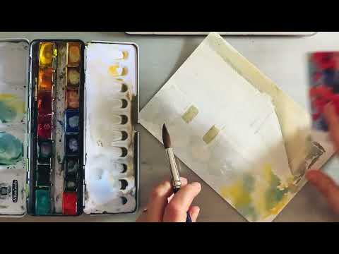 Видео: Городской пейзаж акварелью. Мастер-класс « осенний Лондон»