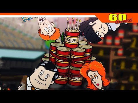 Видео: ☢️ Я НАШЕЛ ГОДОВОЙ ЗАПАС СУПА! МИССИЯ! ☣️ ► 60 Seconds Reatomized