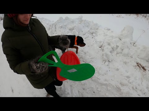 Видео: VLOG: Поехали проверять большую горку. 13.02.2020