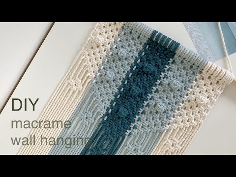 Видео: DIY | macrame wall hanging | макраме настенный