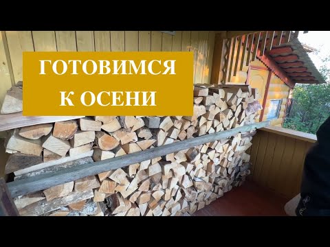 Видео: ДРОВА, ЗАГОТОВКИ, УРОЖАЙ - осенние дела