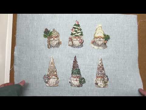 Видео: 68. Mill Hill - Winter gnomes Готовая работа