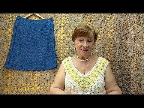 Видео: Юбка "Лютики". Мастер-класс по вязанию крючком от О. С. Литвиной.