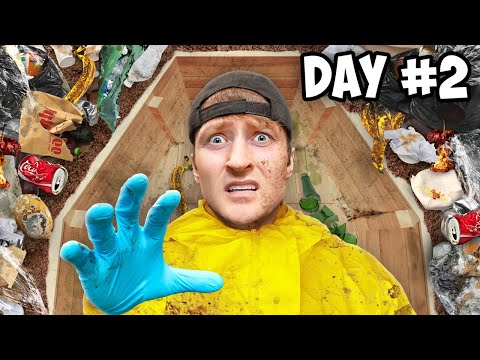 Видео: Я провел 50 часов заживо погребенным в мусоре