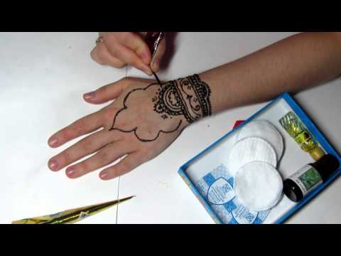 Видео: Красивое роспись - Мехенди (Менди). Мастер-класс.