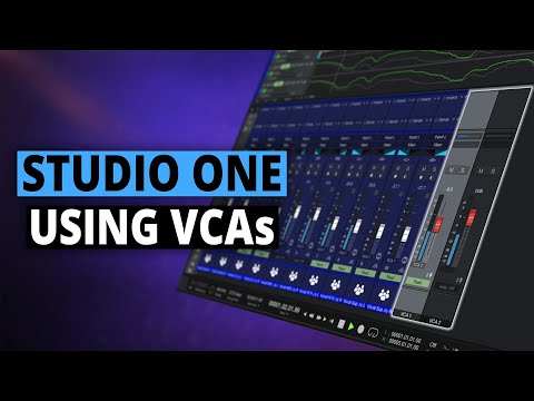 Видео: Studio One | Зачем использовать каналы VCA?