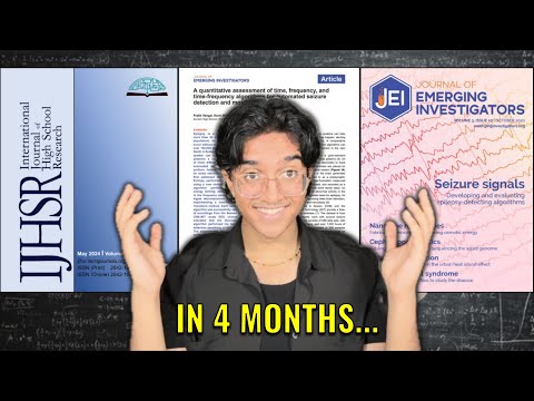 Видео: Как я опубликовал 3 научные работы в старшей школе (секреты раскрыты)