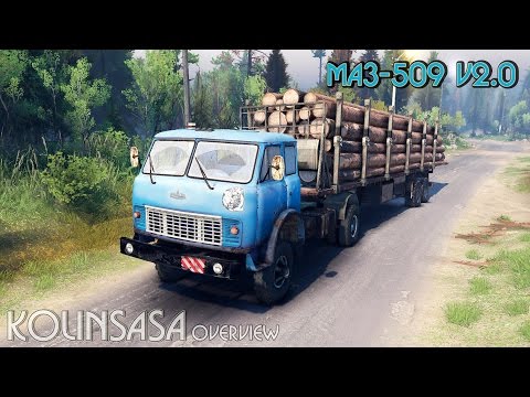 Видео: Spintires 2014 - МАЗ-509 v2.0