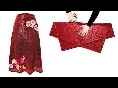 Видео: СЕКРЕТ моей бабушки. Очень простая юбка. Сшить БЕЗ ВЫКРОЙКИ!