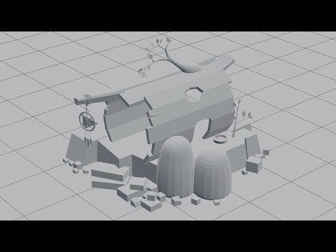 Видео: Домик шамана в Blender (часть 1/3)