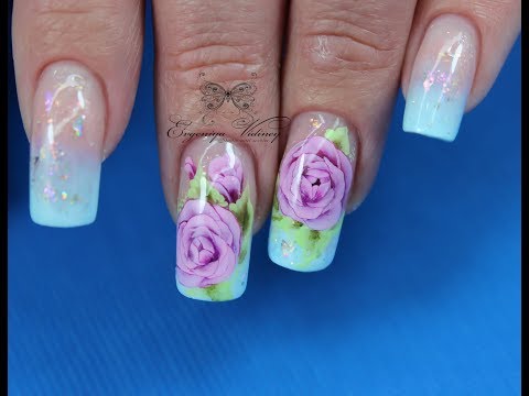 Видео: Готовимся к весне/Красивые ногти/Как рисовать пион/китайка на ногтях