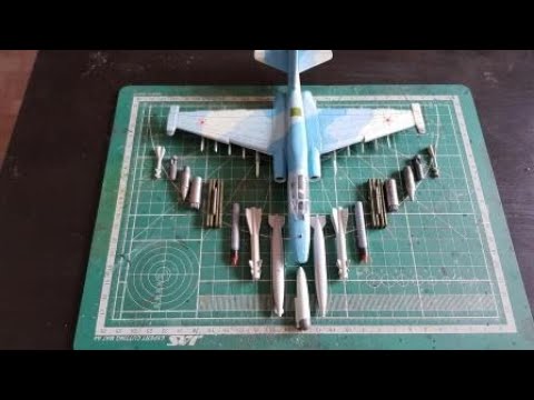 Видео: Су-39 (Zvezda) 72 scale...шаг 3