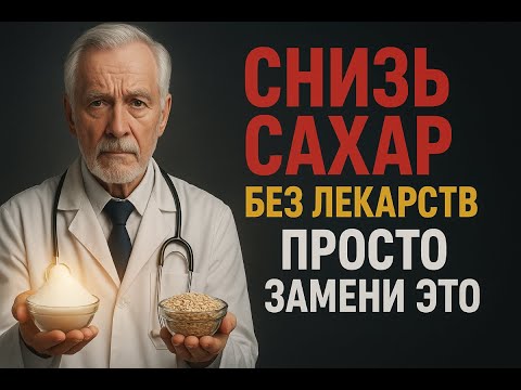 Видео: Снизьте сахар без лекарств — просто замените это