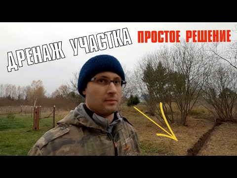 Видео: Древнейшая дренажная система | Оканавливание участка
