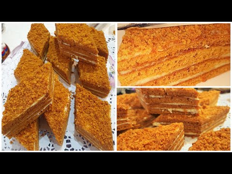 Видео: Կարամելի"Մեղրով Տորթ"#Карамельно-Медовый Торт#Honey Cake#Satenik cooking