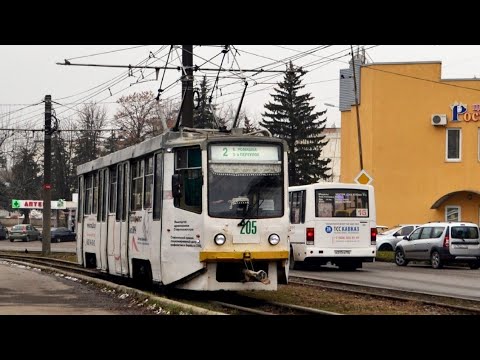 Видео: Пятигорский Трамвай на 71-615 ул.40 лет октября-Ж/Д Вокзал 18.10.2022г.