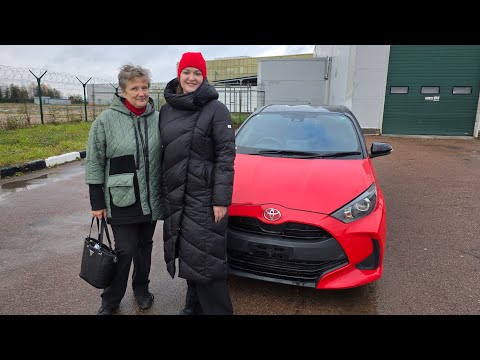 Видео: Toyota Yaris G 2020 1.5 Купили под заказ на аукционе в Японии / Выдача авто заказчикам из Москвы 