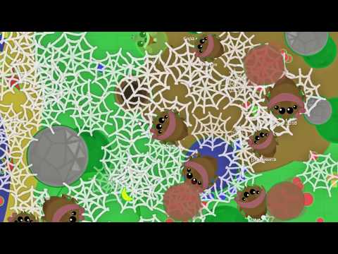 Видео: Дом из паутины в Mope.io