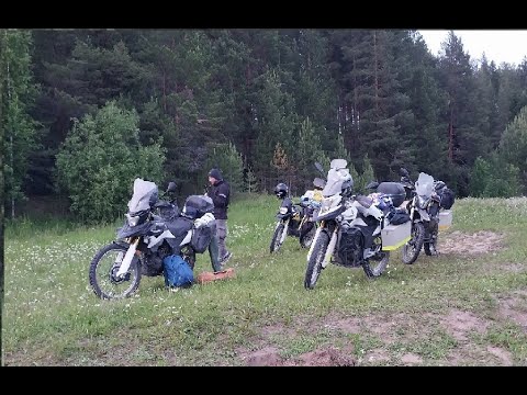 Видео: Москва - Бесов Нос - Архангельск на китайских эндуро