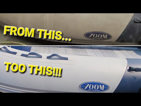 Видео: Возвращаем цвет баллонам надувных лодок — видео о глубокой очистке надувных лодок