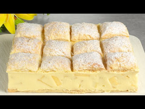 Видео: Торт за 5 минут! Вы будете готовить этот торт каждый день. Просто и вкусно! торт Наполеон