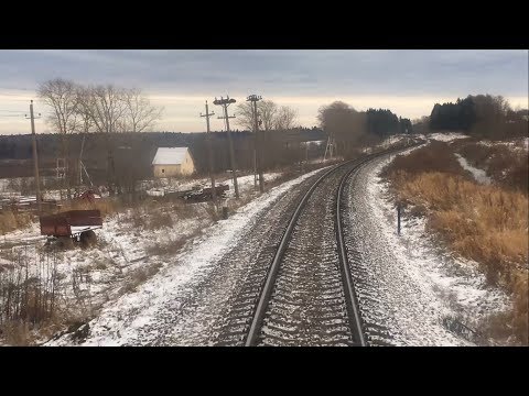Видео: Путешествие по железной дороге Бологое - Старая Русса + Удомля (из СПб)