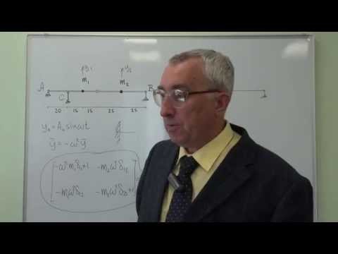 Видео: Колебания грузов на балке