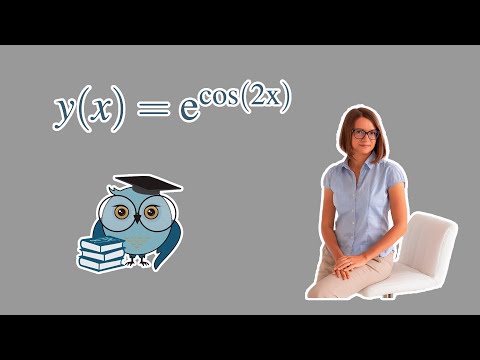 Видео: Как найти производную от функции y(x) = e^(cos (2x))?