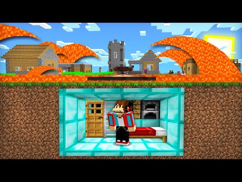 Видео: КАК МНЕ ПЕРЕЖИТЬ ЦУНАМИ ИЗ ЛАВЫ В МАЙНКРАФТ | Компот Minecraft