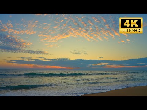 Видео: ⚡ Динамические морские волны • 12-часовая трансляция в 4K • Энергизирующий фоновый звук